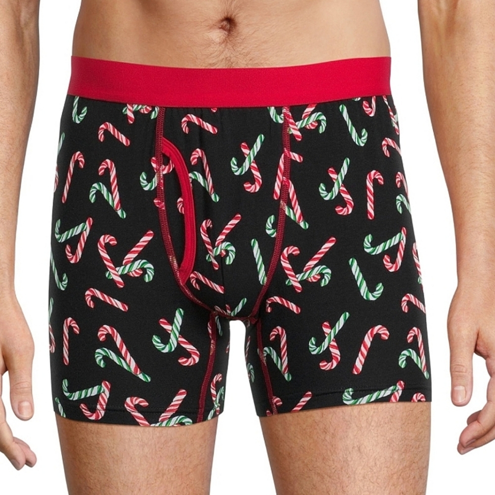 Candy Cane boxer brief